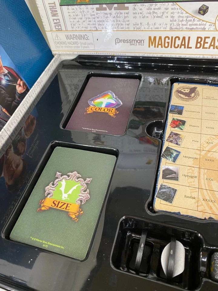 ☆ Harry Potter ☆ Wizarding World : Magical Beasts - Pressman Board Game - Image 4 of 4