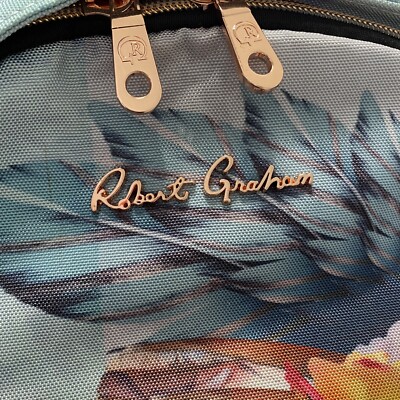 Robert Graham Backpack Feather Weight Graphic Rose Gold  display picture 1
