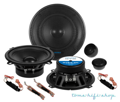 Crunch GTS-5.2C 13cm 160 Watt 2-Wege Lautsprecher Set 130mm + 20mm Hochtöner