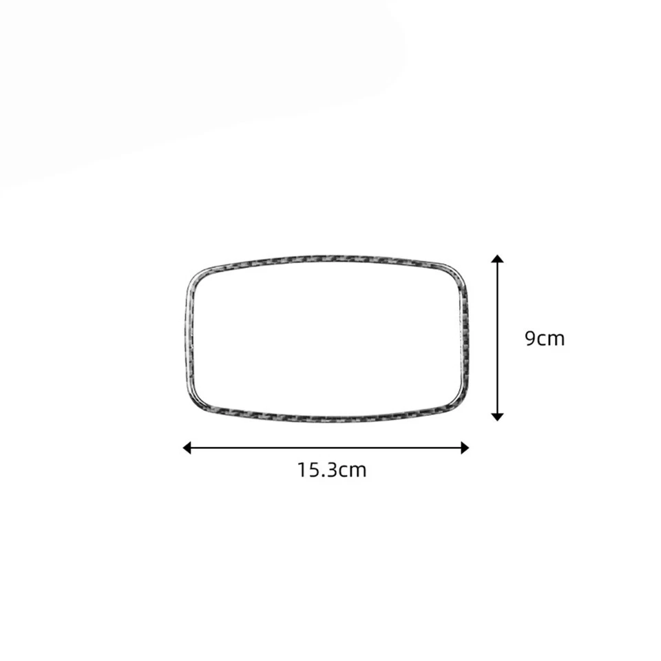 Carbon Fiber Rear Overhead Reading Light Cover Trim For Toyota Corolla 2007-2013 - image 3 of 4