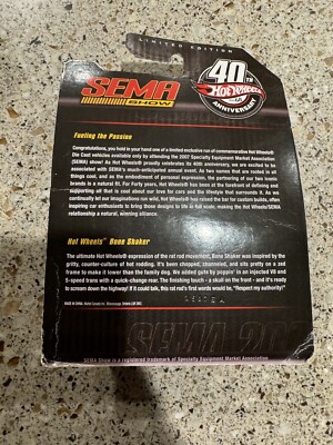 Hot Wheels Bone Shaker Limited Edition SEMA 2007 Larry Wood | eBay