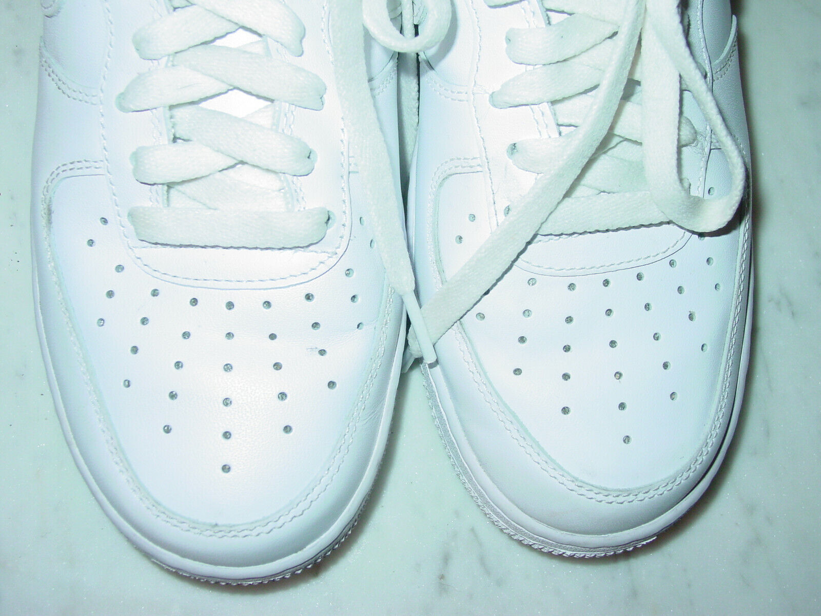 2020 Nike Air Force One 07 White Leather Low Bask… - image 11