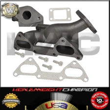 1988+ Mitsubishi Mirage Summit Colt 1.5 T3 Turbo Manifold Cast Iron Header Black