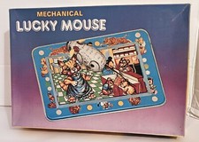 Lucky Mechanical Mouse Wind Up Reproduction with Box Made in India SEE IT WORK
