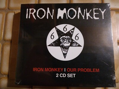 IRON MONKEY - IRON MONKEY/OUR PROBLEM- 2 CD (2009)**SEALED**BRAND NEW**RARE**RI 