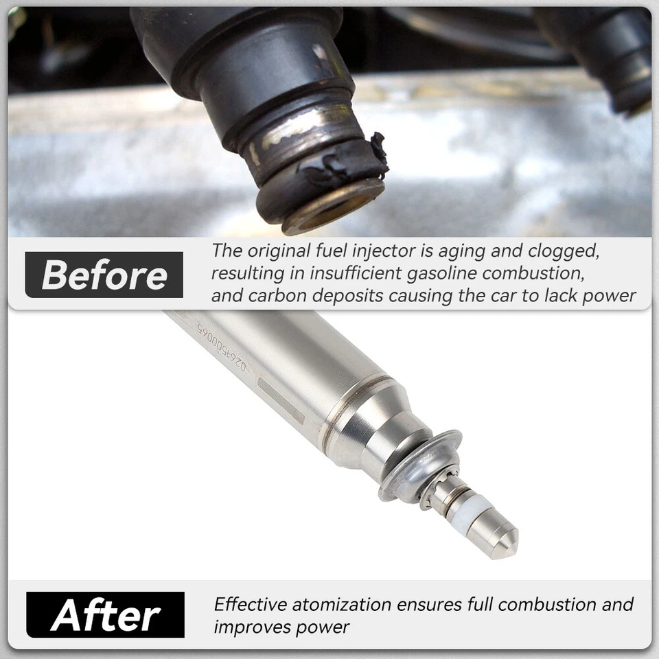 4Pcs Fuel Injectors For Mercedes-Benz CLS63 AMG 5.5L 2012-2014 E550 4.7L 2012-17 - Image 4 of 4