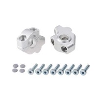 LenkererhöHung 30Mm Silber Mit Versatz FüR Suzuki GSF 600 N Bandit (95-99) GN77B