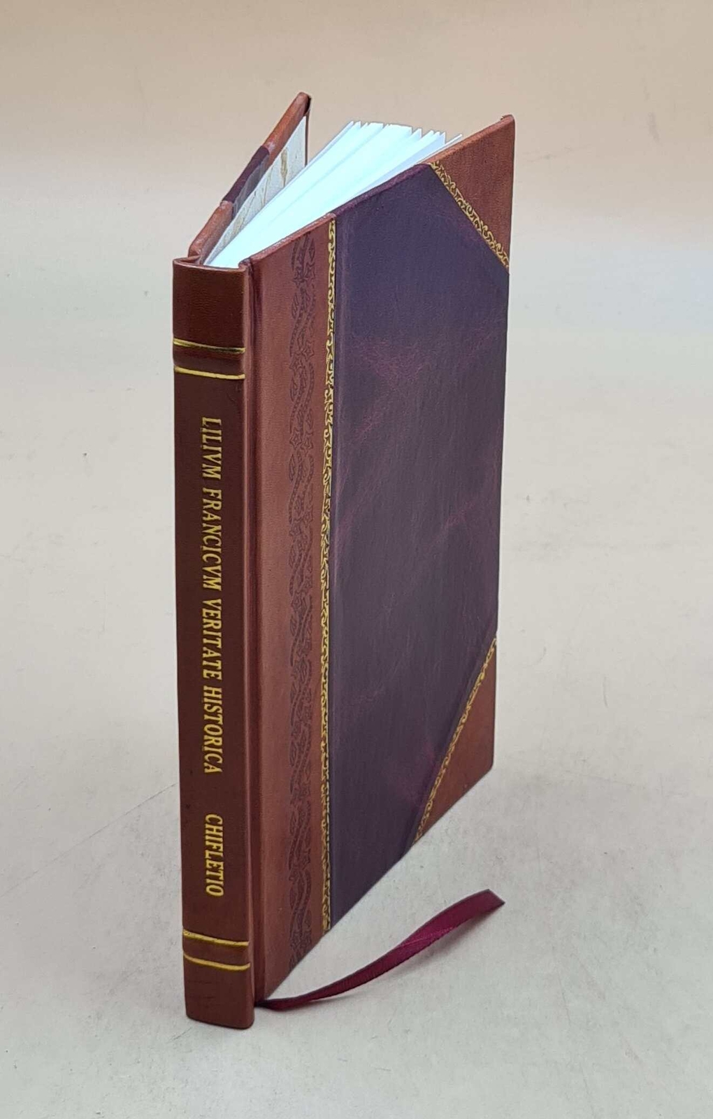 Lilium Francicum Leather Bound Historical Botanical Heraldic Edition