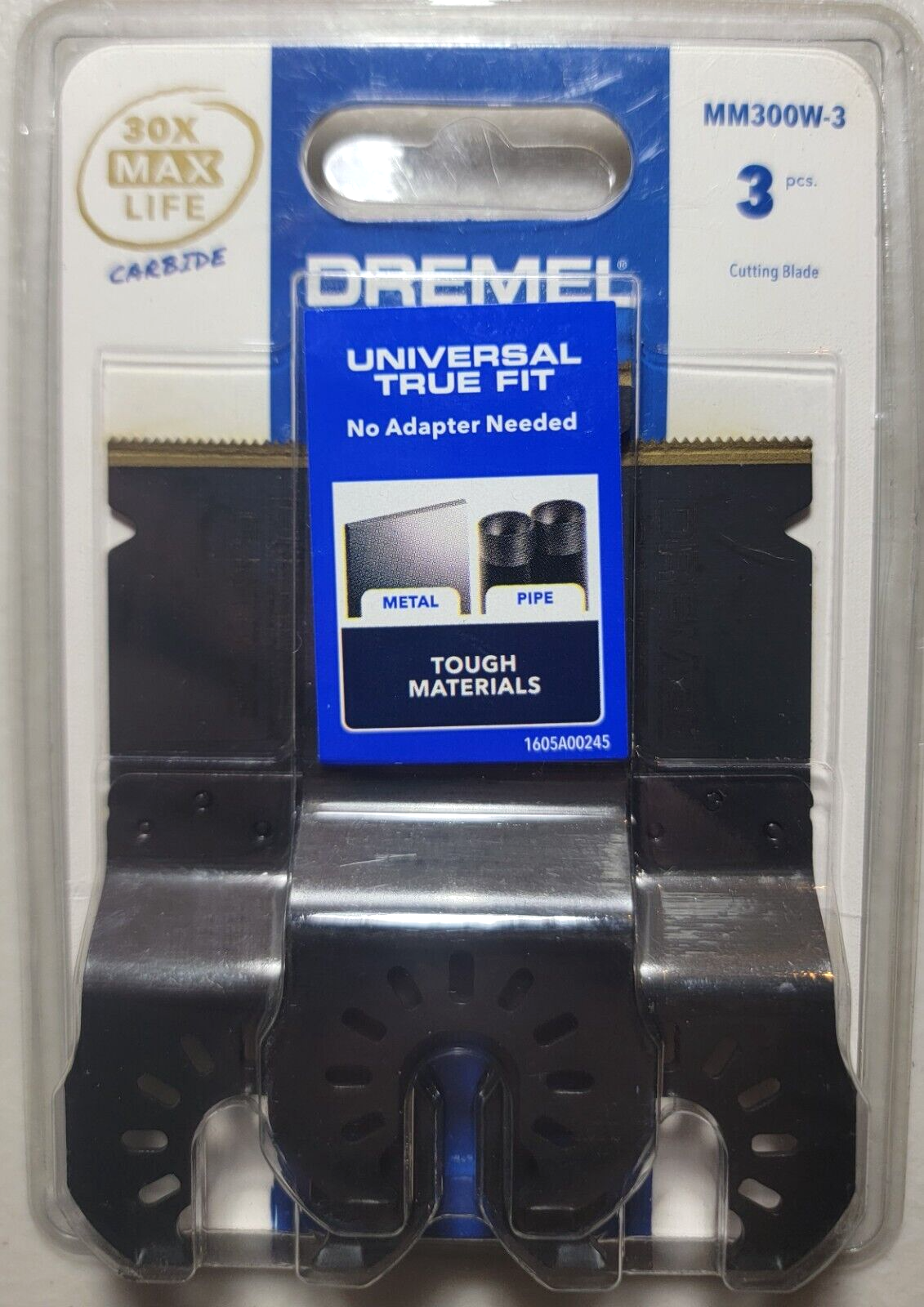 Dremel Multi Max MM300W-3 Metal/Pipe Cut Blade 3-Pack New Sealed