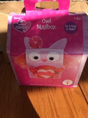 Darice Foamies Valentines OWL Mailbox Makes pour Faire Ships N 24h