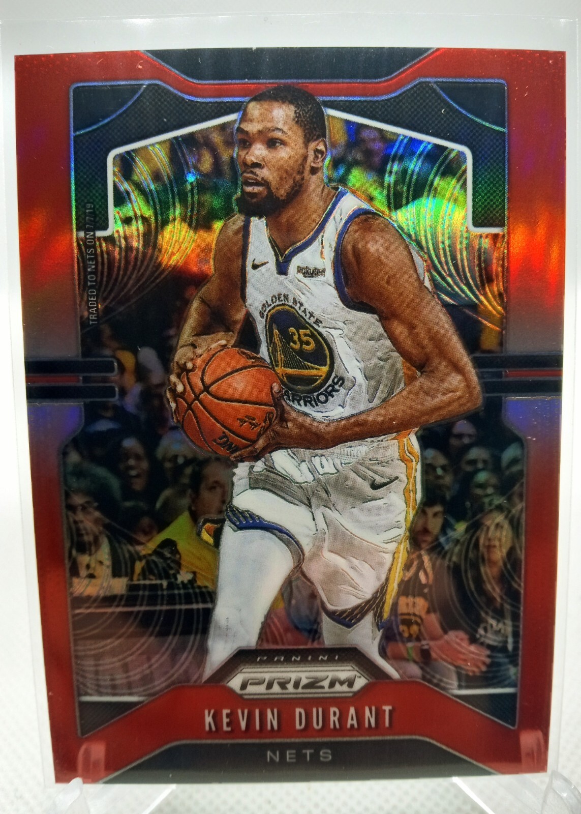 2019-20 PANINI PRIZM KEVIN DURANT #210 RED PRIZM /299!