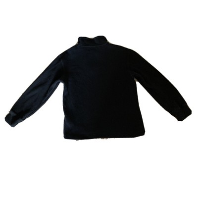 Polo By Ralph Lauren Sweater Boys Size 8 Black Cotton Quarter-Zip Pullover | eBay