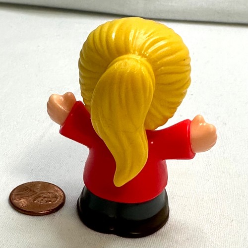 Little People Help A Friend Teal Pickup Truck & Bionda Ragazza Figura Fisher Price - Foto 15 di 17