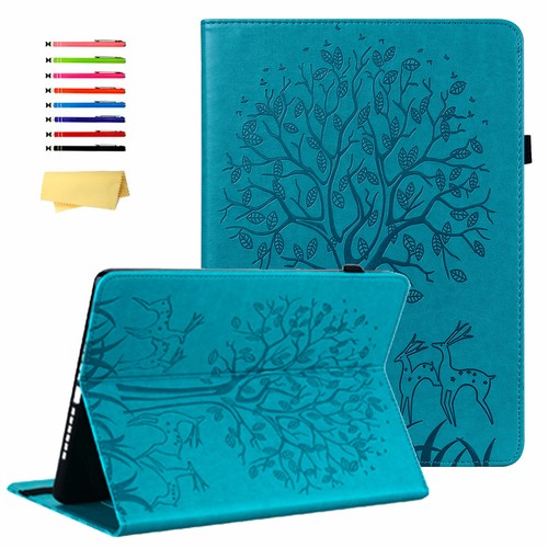 For Amazon Fire HD 10 Plus/HD 10 2021 Embossed Deer Solid Color Flip Case Cover - Picture 13 of 35
