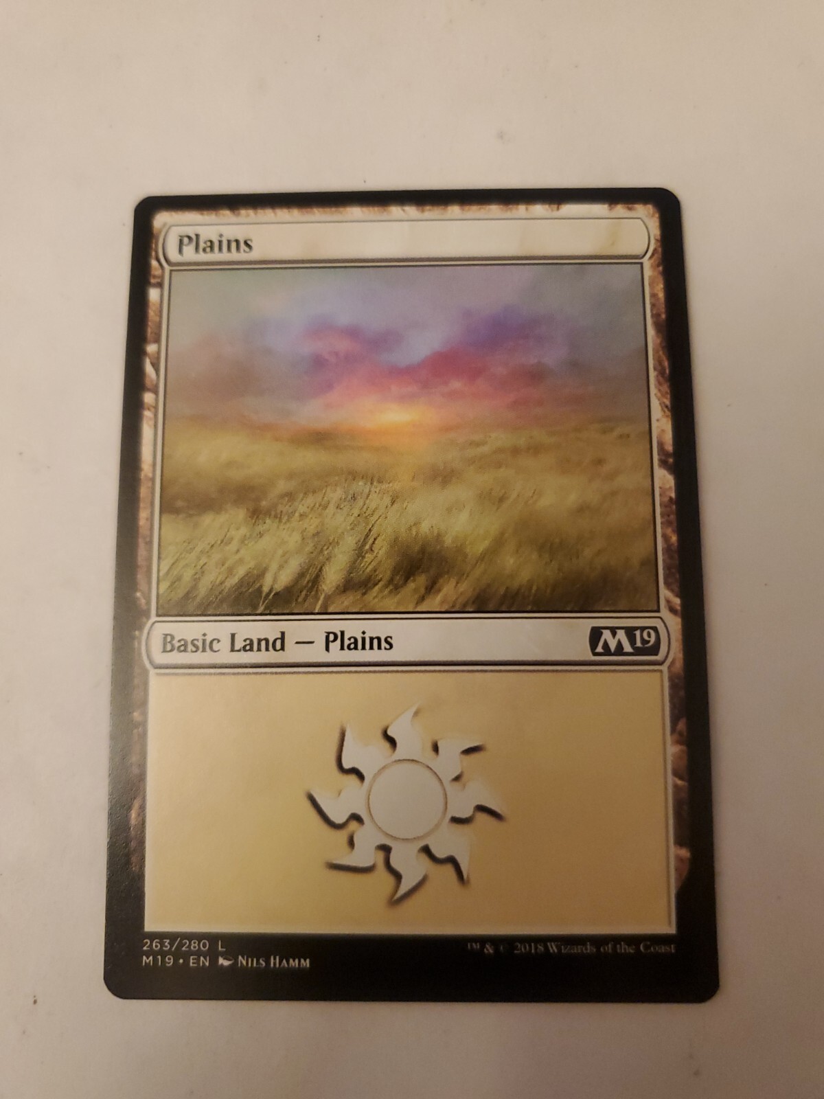 MTG Plains Core Set 2019 263/280 Regular Land