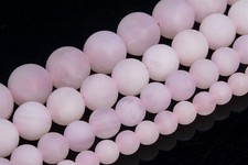 Natural Matte Rose Quartz Beads Grade AAA Round Loose Beads 4/5-6/8/15-16MM