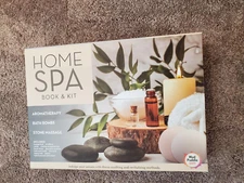 Mud Puddle Home Spa Kit 14pc Kit Stones, Citric Acid, Candle, Oil, Diffuser NEW