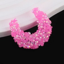 5pcs Acrylique Perles Bricolage Stylo Droit Trou Collier Pendentif Accessoires
