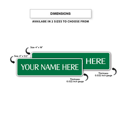 Piper Street Sign - Custom Name Room Decor, Indoor/Outdoor, 18 Inches Wide, Fun Novelty Sign