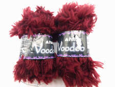 2 PATON VOODOO YARNS, RUBY, 1.75 OZ EACH