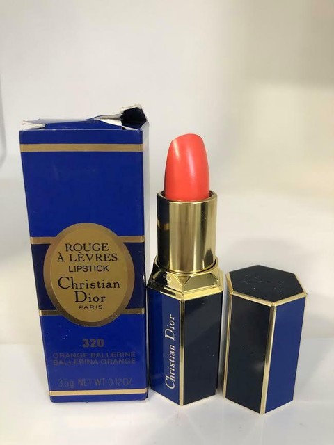 Christian Dior Rouge A Levres Lipstick 320 Ballerina Orange New Imperfect Box
