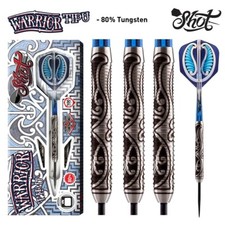 Shot WARRIOR TIPU STEEL TIP DART SET - 80 TUNGSTEN - Free Shipping