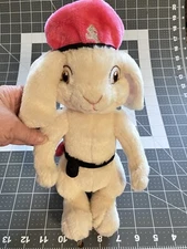 Build A Bear HOP Movie Pink Beret Bunny Rabbit Plush 2011 Vtg Utility Belt Phone