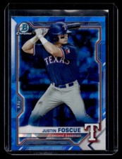 2021 Bowman Chrome Sapphire Edition Justin Foscue Prospects