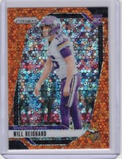 Will Reichard 2024 Panini Prizm Orange Disco #396 (RC) Minnesota Vikings