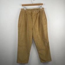 Vintage Lands End Women  s corduroy pants Burnished Gold New with tags Size 16