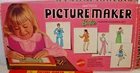 MATTEL BARBIE PICTURE MAKER FASHION DESIGNER DRAWING SET 1970 BOXED
