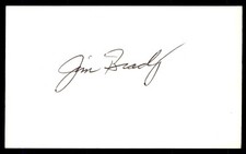 Jim Brady Baseball Signed Auto Autograph Index Card (no COA) *e1