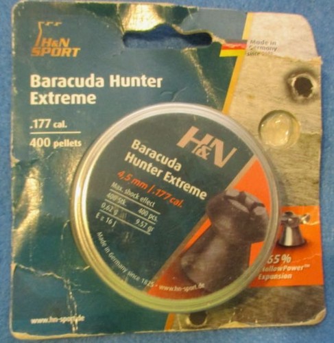 H&N Baracuda Hunter Extreme Hollowpoint Pellets .177 Cal. 400ct