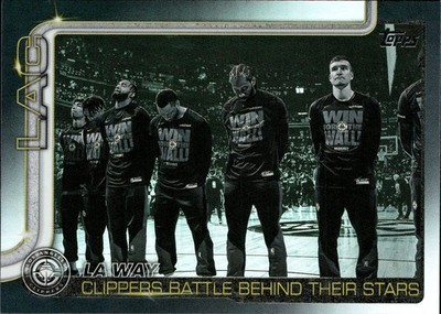 2025-26 Topps #292 LA Way: Clippers Battle Behind Their Stars Blackout