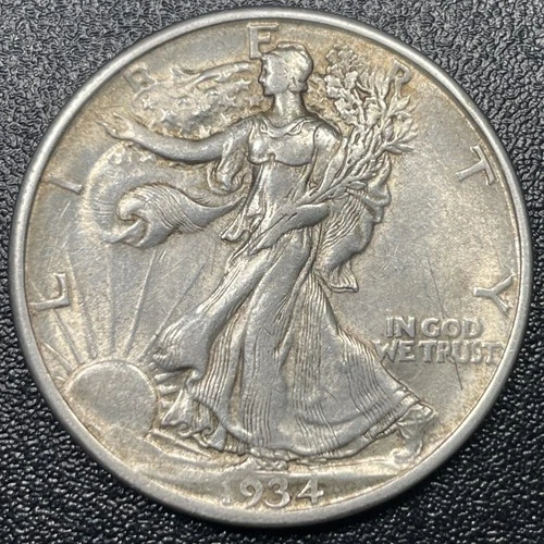 Photo of a 1934-D Walking Liberty Half Dollar from an eBay listing that sold on Jul 21, 2026