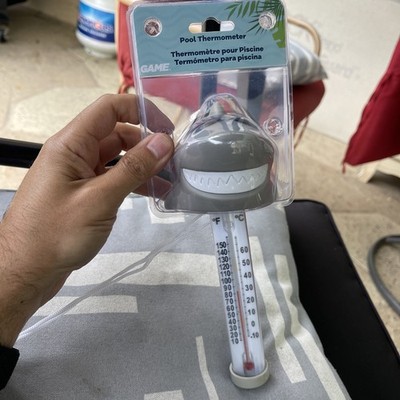 GAME 2700 Shark Spa and Pool Thermometer & Tether Fahrenheit & Celsius FREE SHIP