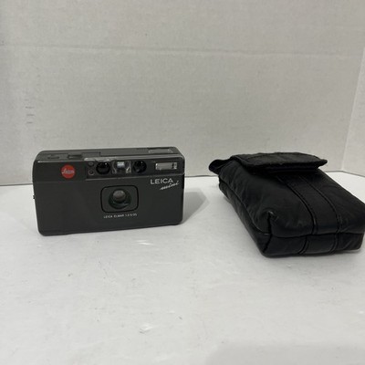 Leica Mini 35mm Film Camera with Elmar 35mm f3.5 Lens + Case TESTED 