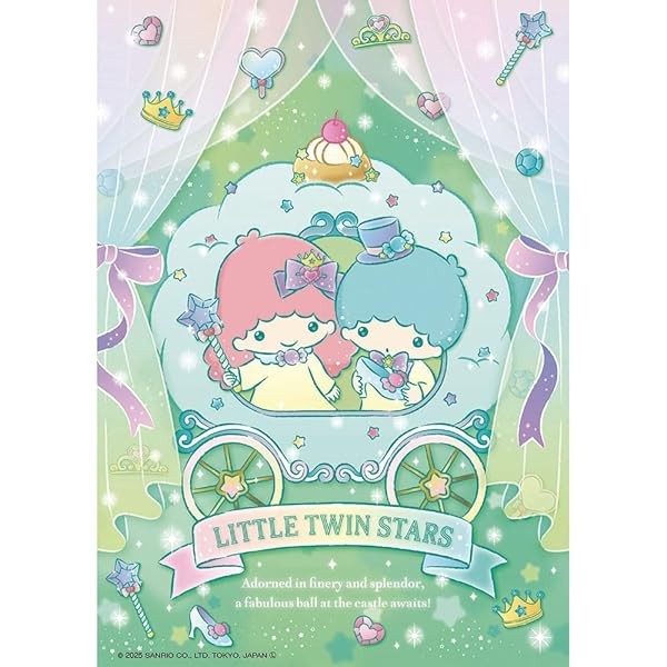 Beverly Jigsaw Puzzle Sanrio Little Twin Stars Shiny Ball 108 Pieces (108-21 FS