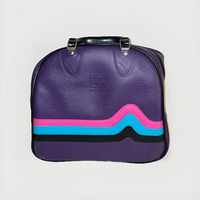 Brunswick Retro Vtg Purple Single Bowling Ball Bag NEW