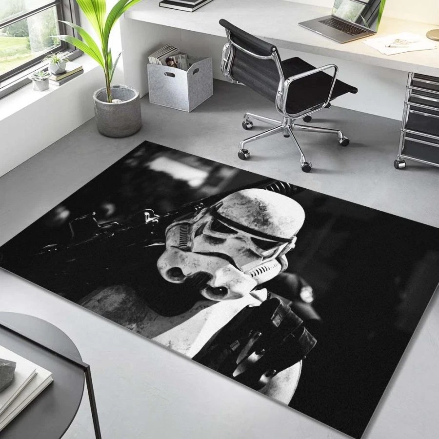 Star Wars Stormtrooper Area Rug Carpet Sci Fi Movie Living Room Bedroom Home