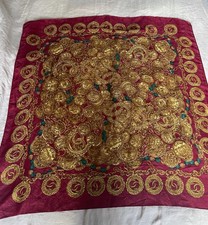 chanel vintage silk scarf