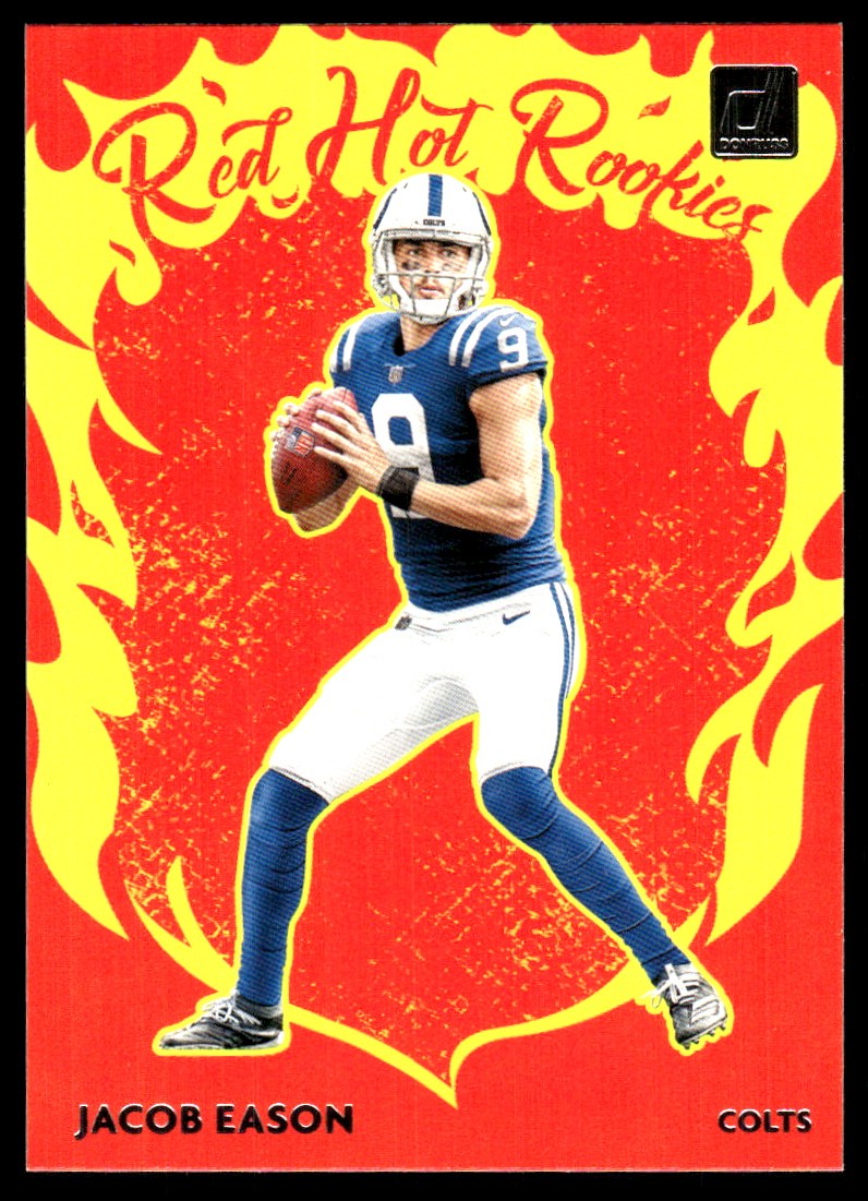 Jacob Eason Panini Donruss Red Hot Rookies #RHJE Base