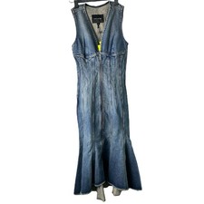 Marc Jacobs denim sleeveless dress, blue cotton dress