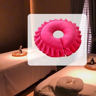 Massage Kopfstütze für Bett neigende Daunen, Face Down Kissen, ergonomische Unterstützung