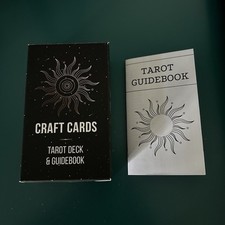 Craft Cards Tarot Deck  Guidebook Set with Included Tarot Guidebook