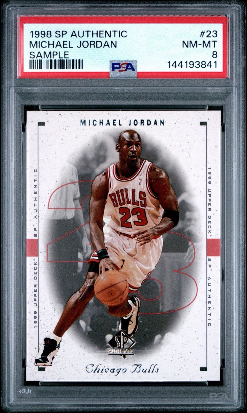 MICHAEL JORDAN 1998 SP AUTHENTIC 23 🐐 PSA 8 🔥 SAMPLE