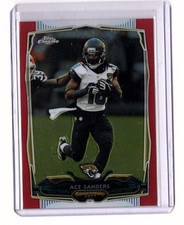 Ace Sanders 2014 Topps Chrome #48 Red Refractors  SP 11/25
