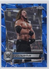 2025 Topps Chrome WWE Sapphire Edition AJ Styles #37 0us8