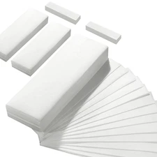 500 Pack Non Woven Wax Strips for Body and Facial Hair Removal, Different Sizes 