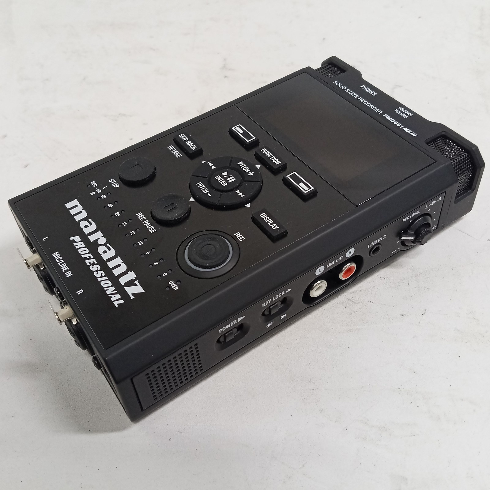 Marantz PMD661 MKIII Solid State XLR Portable Audio Recorder - WORKING